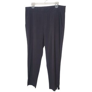 Athleta Womens Brookland 14 Athletic Pants Black Stretch Sporty Pocket Athleisur